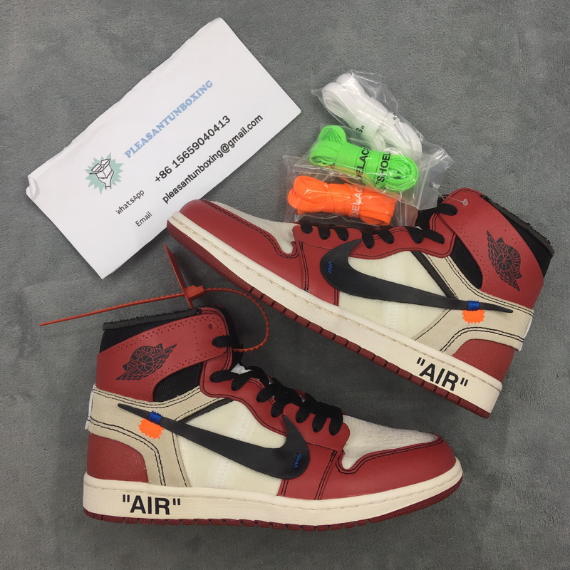 Authentic OFF-WHITE x Air Jordan 1